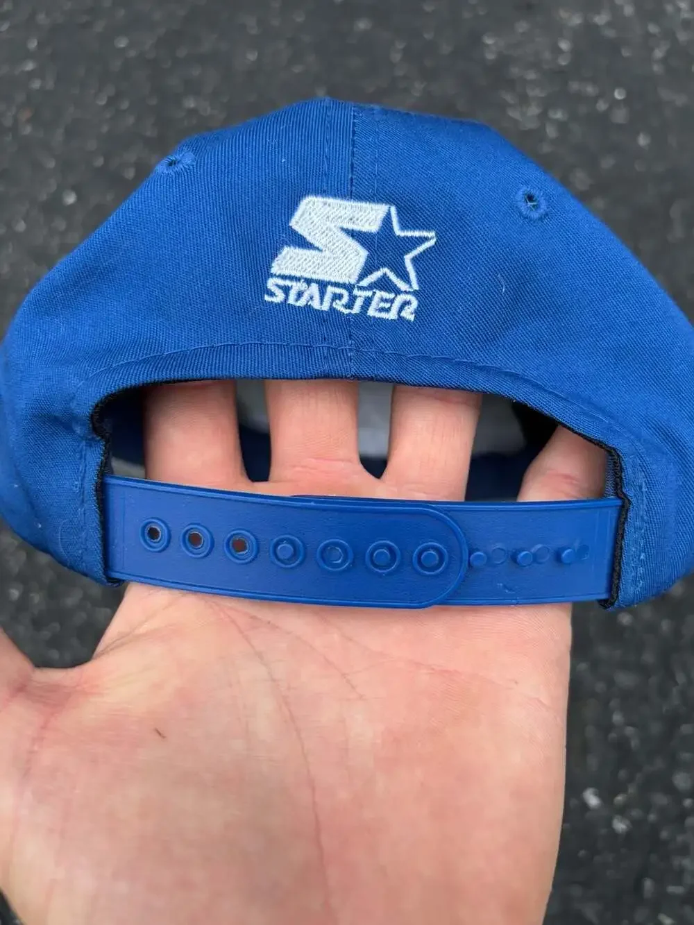 Starter Emmitt Zone Contrast Visor Snapback Hat